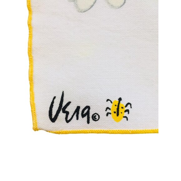 Set of 4 Vintage Vera Neumann Daisy Napkins – 1970s Retro Floral Linen, 16” Squa - Picture 3 of 9